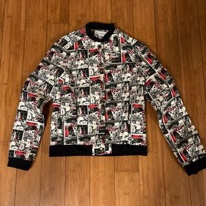 Nommo Comic Style Unisex’s Bomber Jacket S